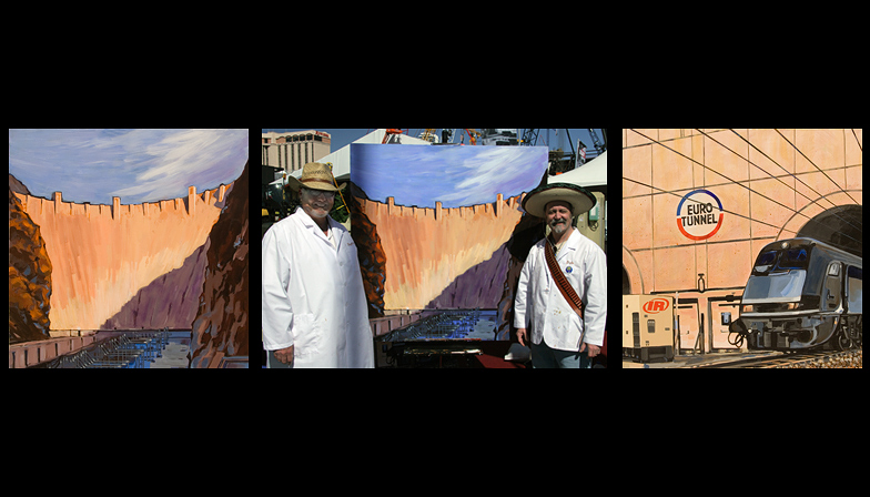 trade show artists muralists performance painters